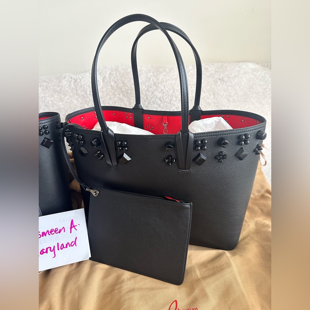 BNWT Christian Louboutin Large Cabata Empire Spike Tote